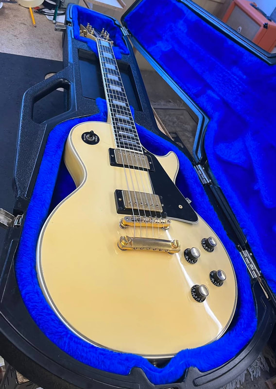 Les Paul Custom fretwork